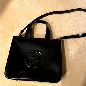 Authentic Vintage Gucci Patent Leather Handbag